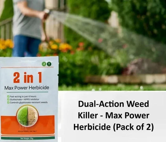 Max Power Herbicide: Dual-Action Weed Killer (Pack of 2)