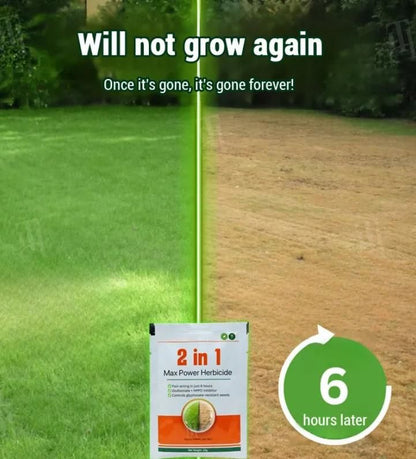 Max Power Herbicide: Dual-Action Weed Killer (Pack of 2)