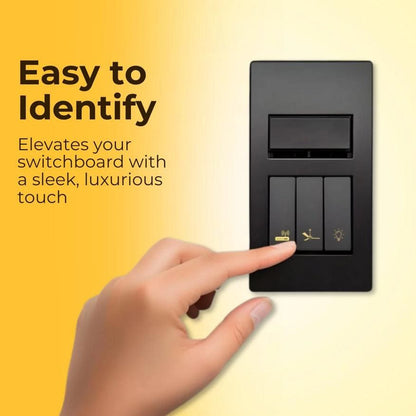 Aurelia 16k Gold Finish Switch Stickers (Set of 100 )