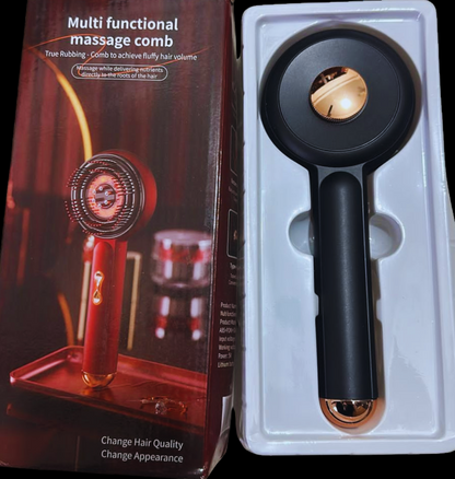 Electric Head & Scalp Massager Brush with Oil Applicator – Relax, Stimulate & Shine