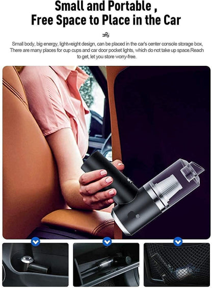 3-in-1 Portable Car Vacuum Cleaner