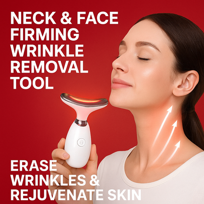 Neck & Face Tightening Device – Wrinkle Removal & Skin Lifting Massager