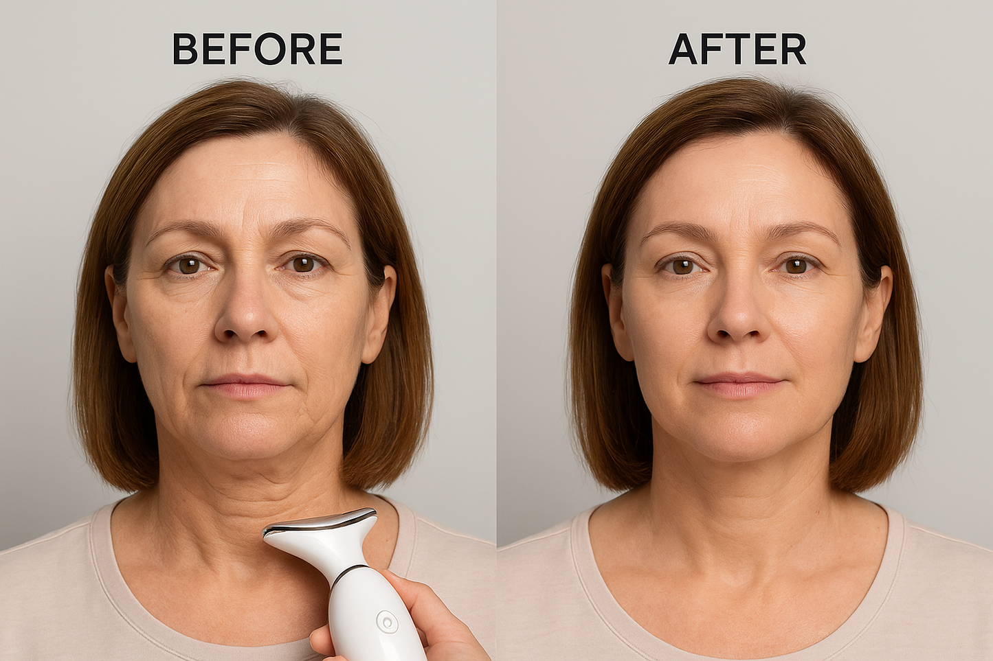 Neck & Face Tightening Device – Wrinkle Removal & Skin Lifting Massager