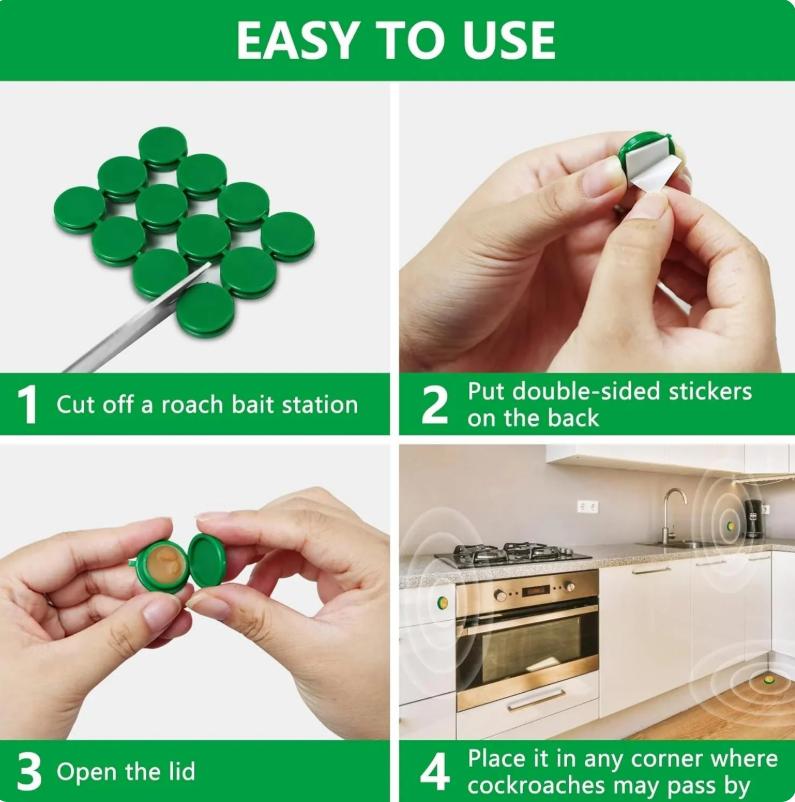 Cockroach Killer Powder Gel (Pack of 24pc)