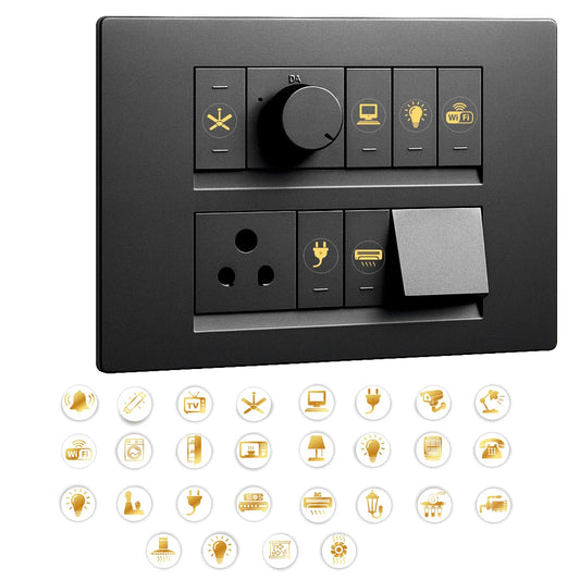 Aurelia 16k Gold Finish Switch Stickers (Set of 100 )